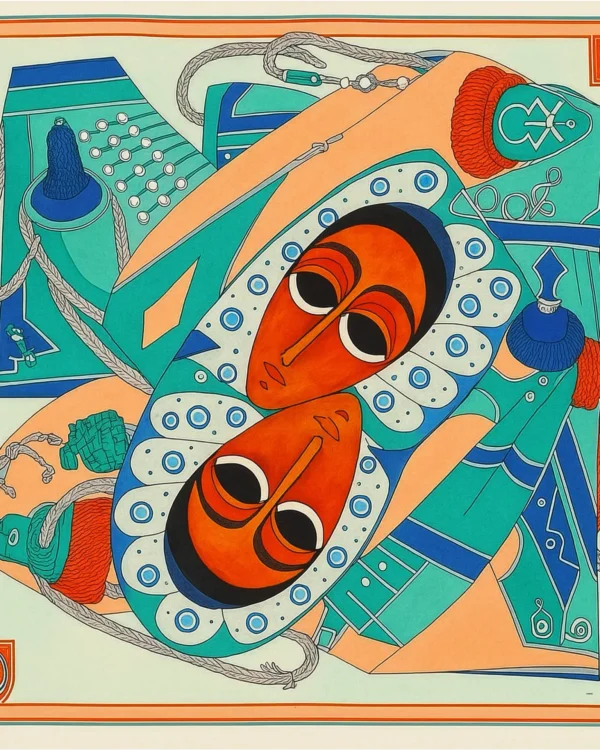 SILK SCARF ARTE SINA