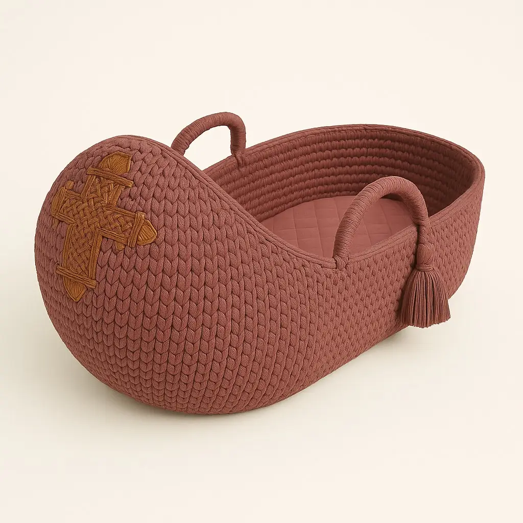 MOSSES BASKET CROSS HEAD - CREAM - Image 2