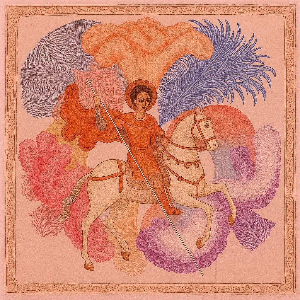 TANA CROSS SILK PRINT - Image 2